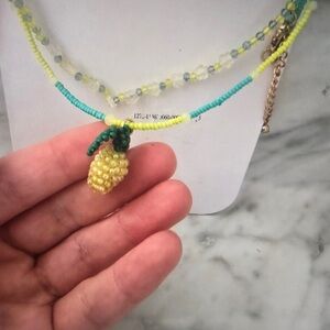 Beaded Pineapple Necklace